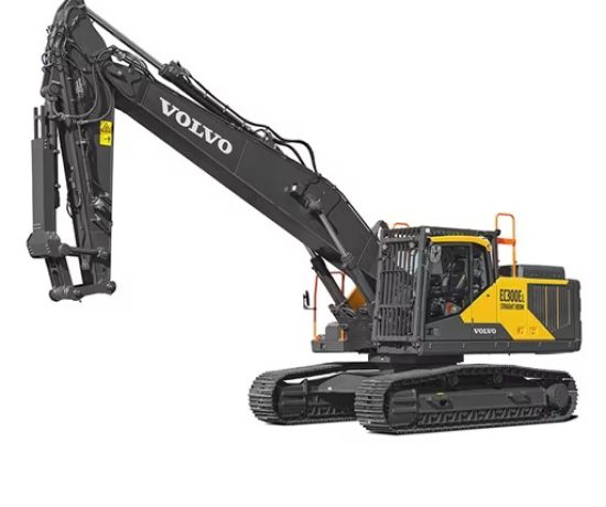 bager za šitvena dela. Rušilni bager Volvo EC380E